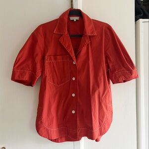 Lee Mathews  Red Camp Shirt